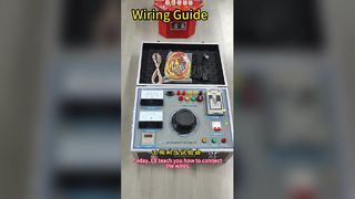 Wiring Operation Tutorial of Power Frequency Withstand Voltage Test Device